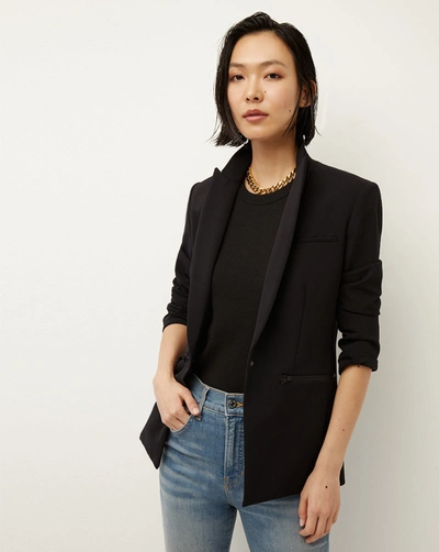 Veronica Beard The Scuba Dickey Jacket In Black