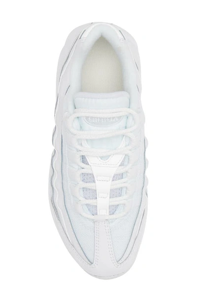 Shop Nike Kids' Air Max 95 Recraft Gs Sneaker In White/ White