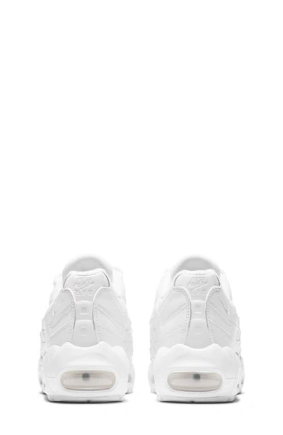 Shop Nike Kids' Air Max 95 Recraft Gs Sneaker In White/ White