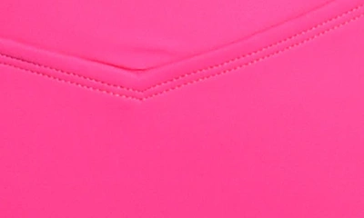 Shop La Blanca Island Goddess Crossover High Waist Bikini Bottoms In Pop Pink