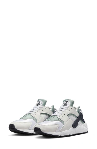 Shop Nike Air Huarache Sneaker In White/ Obsidian/ Green