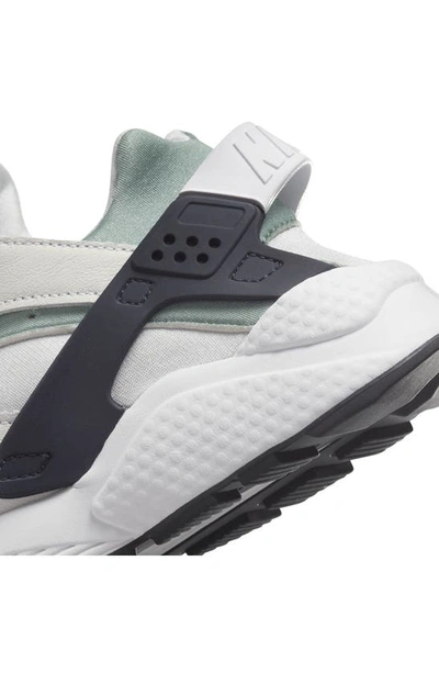 Shop Nike Air Huarache Sneaker In White/ Obsidian/ Green