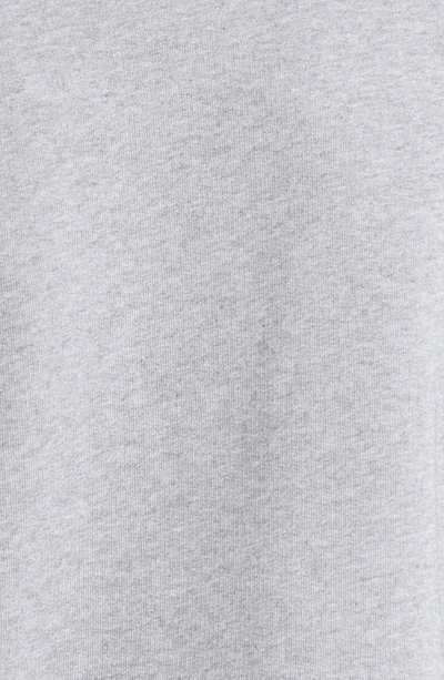 Shop Acne Studios Face Patch Sweatshirt In Light Grey Melange