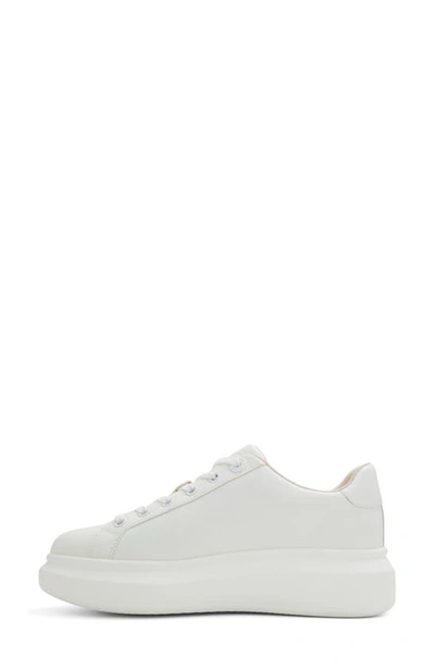 Shop Aldo Peono Floral Platform Sneaker In Other White