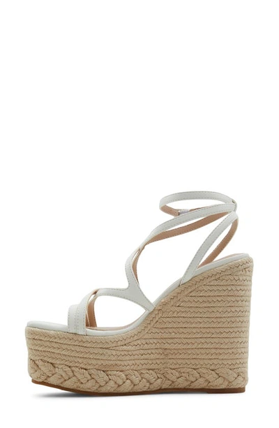 Shop Aldo Portofino Wedge Sandal In White