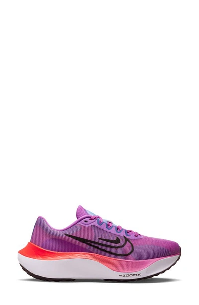 Shop Nike Zoom Fly 5 Running Shoe In Fuchsia Dream/ Black