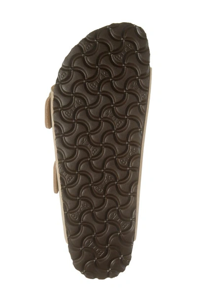 Birkenstock Open-toe Slip-on Buckled Leather Sandals In Sandcastle