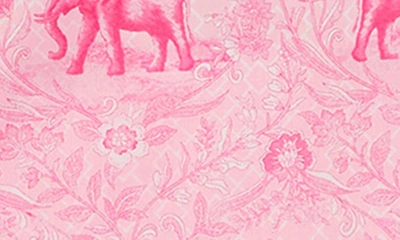 Bedhead Pajamas Print Organic Cotton Poplin Crop Pajamas In Elegant Elephants