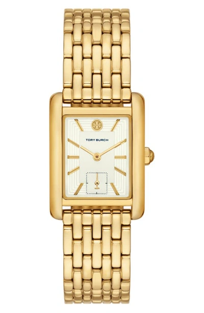Shop Tory Burch The Eleanor Bracelet Watch, 34mm In Gold