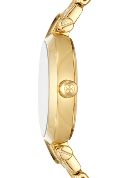 Shop Tory Burch The Kira Bracelet Watch, 30mm In Gold
