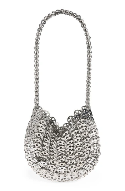 Rabanne 1969 Moon Shoulder Bag In Silver P040