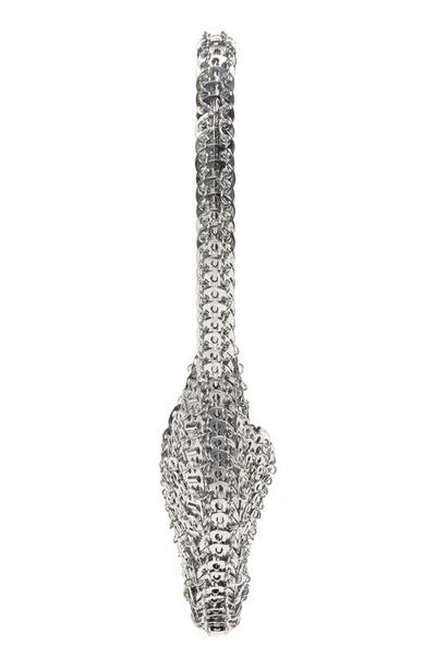 Rabanne 1969 Moon Shoulder Bag In Silver P040