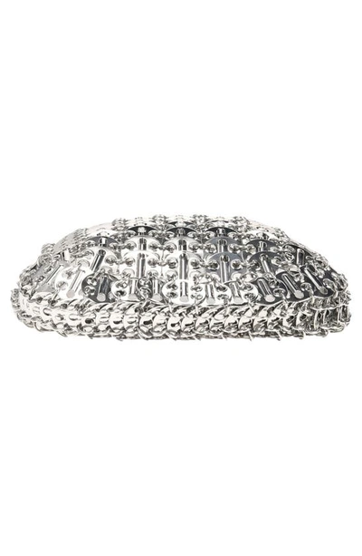 Rabanne 1969 Moon Shoulder Bag In Silver P040