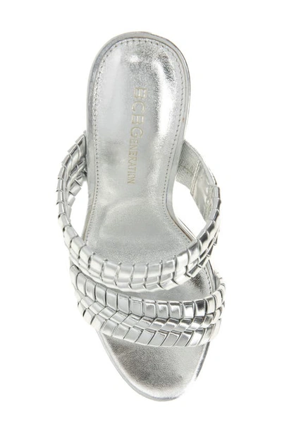 Shop Bcbgeneration Jendi Slide Sandal In Silver