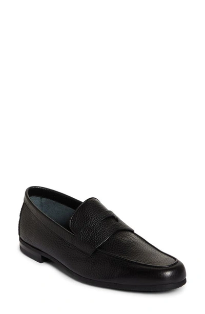 Shop John Lobb Thorne Penny Loafer In Black