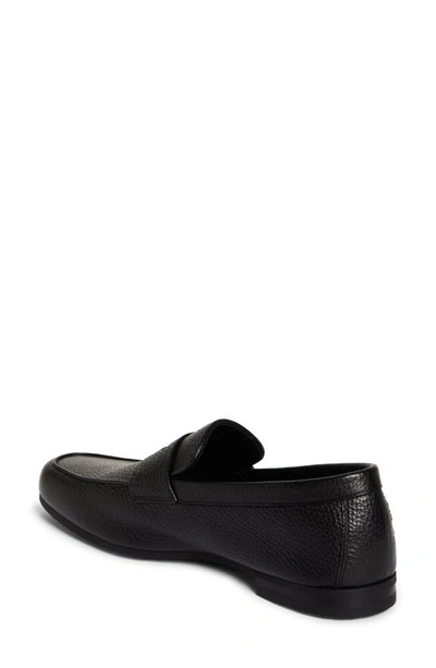 John Lobb Kingston Ii Collapsible-heel Full-grain Leather Slippers In Black