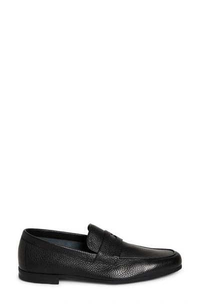 John Lobb Kingston Ii Collapsible-heel Full-grain Leather Slippers In Black