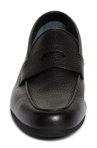 John Lobb Kingston Ii Collapsible-heel Full-grain Leather Slippers In Black