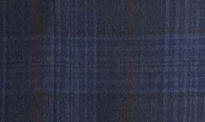 Zegna Milano Easy Plaid Wool Sport Coat In Navy