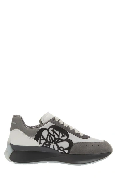 Shop Alexander Mcqueen Sprint Runner Sneaker In Grey