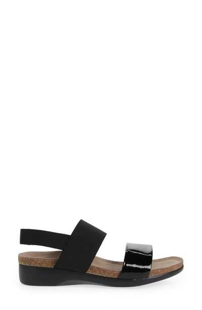 Shop Munro Pisces Sandal In Black