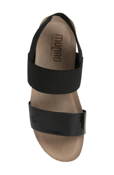 Shop Munro Pisces Sandal In Black