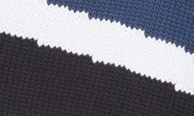 Shop Missoni Stripe Jacquard Cotton Blend Sweater Vest In Light And Dark Blue Multicolor