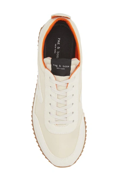 Rag & Bone Retro Runner Sneaker In Vanilla