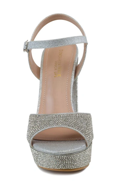 Touch Ups Lynx Water Resistant Platform Sandal In Silver