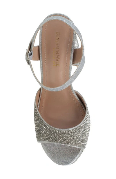 Touch Ups Lynx Water Resistant Platform Sandal In Silver
