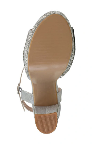 Touch Ups Lynx Water Resistant Platform Sandal In Silver