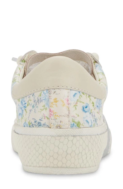 Shop Dolce Vita Zina Sneaker In Blue Floral Leather