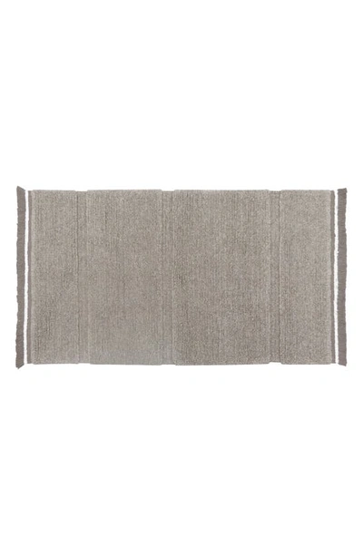 Shop Lorena Canals Steppe Woolable Washable Wool Rug In Sheep Grey