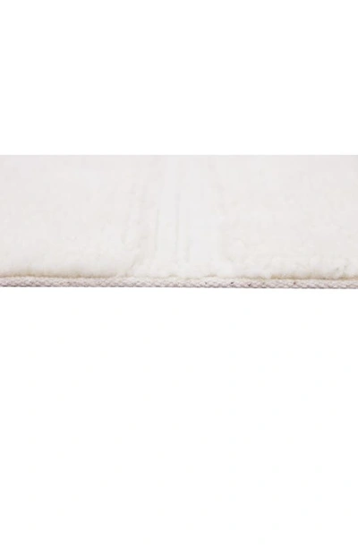 Lorena Canals Steppe Woolable Washable Wool Rug In Sheep White
