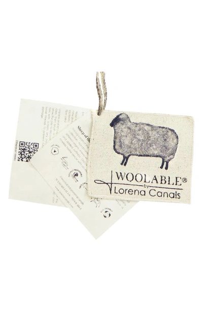 Lorena Canals Steppe Woolable Washable Wool Rug In Sheep Grey