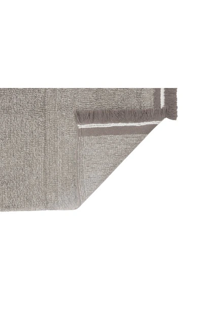 Lorena Canals Steppe Woolable Washable Wool Rug In Sheep Grey