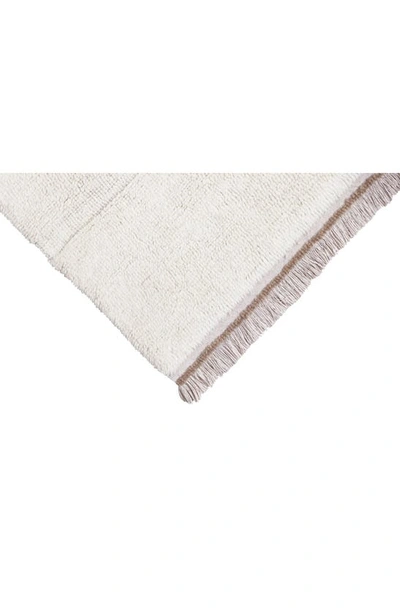 Shop Lorena Canals Steppe Woolable Washable Wool Rug In Sheep White