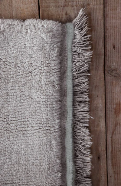 Lorena Canals Steppe Woolable Washable Wool Rug In Sheep Grey