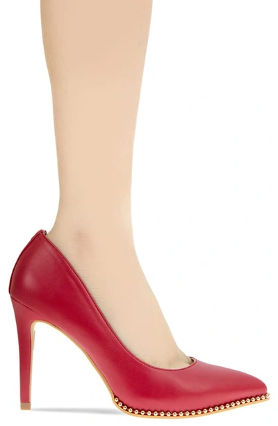 Shop Bcbgeneration Hawti Pointed Toe Pump In Lipstick