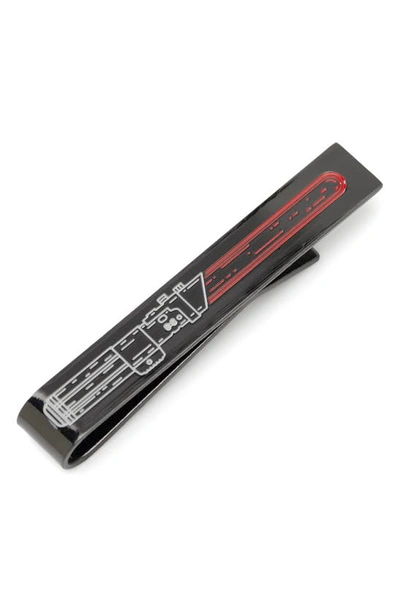 Cufflinks, Inc . Star Wars™ Darth Vader Lightsaber Hidden Message Tie Bar In Black