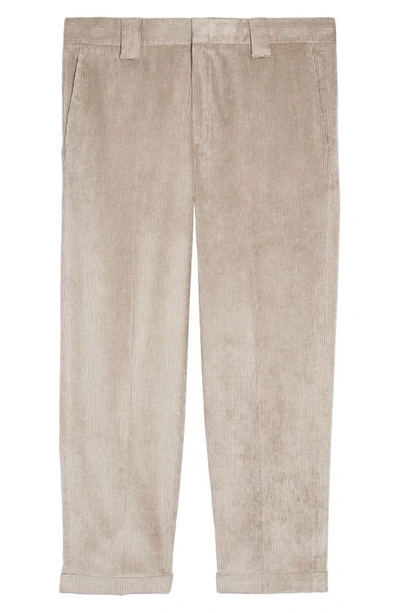 Shop Golden Goose Journey Corduroy Skater Chino Pants In Beige