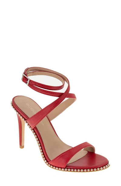 Shop Bcbgeneration Jilma Ankle Strap Sandal In Lipstick