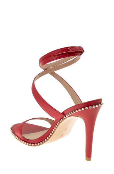 Shop Bcbgeneration Jilma Ankle Strap Sandal In Lipstick