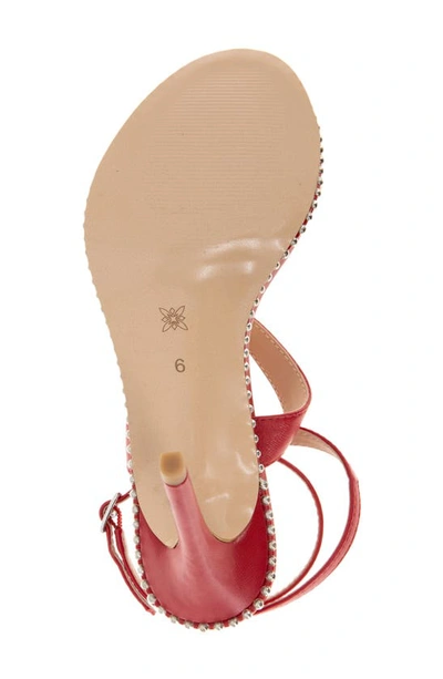 Shop Bcbgeneration Jilma Ankle Strap Sandal In Lipstick