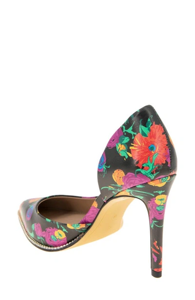 Shop Bcbgeneration Harnoy Half D'orsay Pointed Toe Pump In Multi Floral