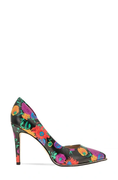 Shop Bcbgeneration Harnoy Half D'orsay Pointed Toe Pump In Multi Floral