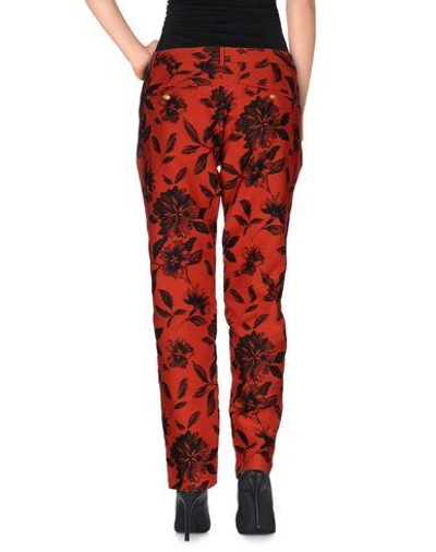Shop Monocrom Casual Pants In Red