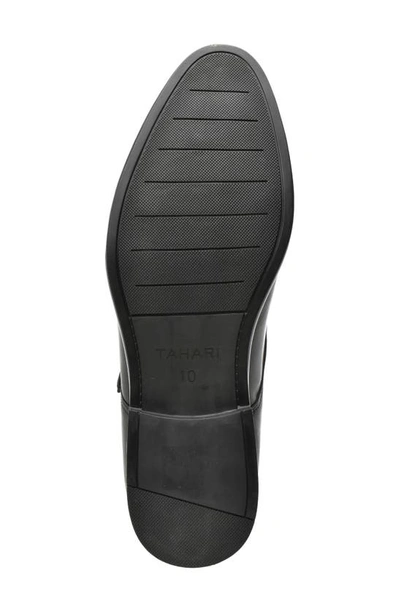Shop Tahari David Double Buckle Monk Strap Shoe In Black