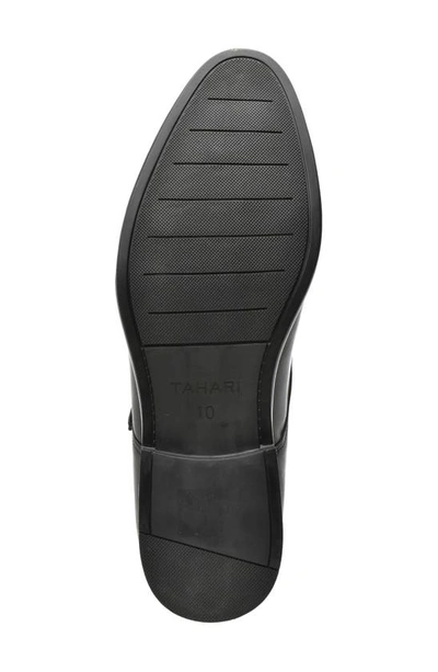 Tahari David Double Buckle Monk Strap Shoe In Black