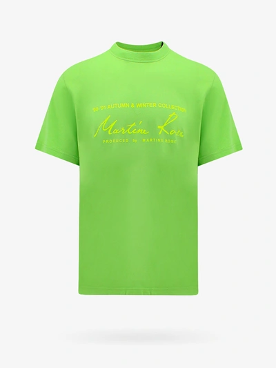 Shop Martine Rose T-shirt In Green